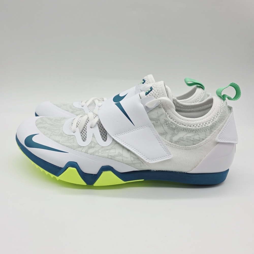 Nike Pole Vault Elite 'White Bright Spruce' FZ9649-100 Track Cleats size 9